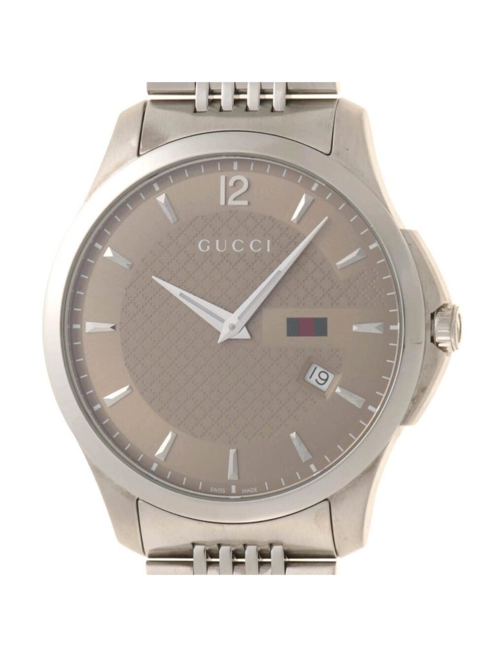 Gucci G-Timeless 126.3 Watch Gray Stainless Steel Quartz